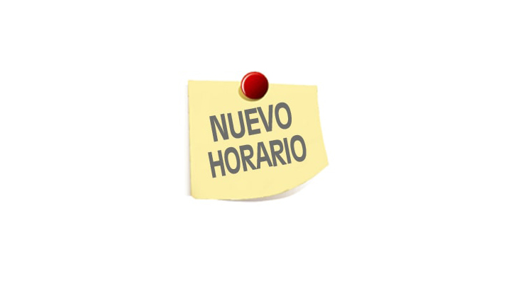 📣 Aviso importante – Cambio de horario en clase de las 7:30h