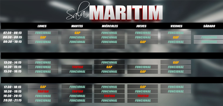 Horario S. MARITIM
